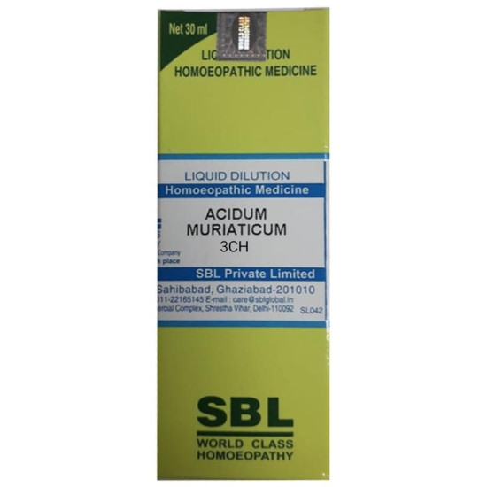 SBL Acidum Muriaticum Dilution 3 CH image