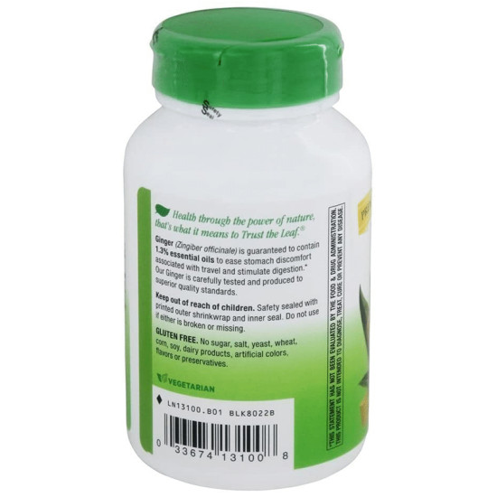 Nature's Way Ginger Root 550mg Vegetarian Capsule image