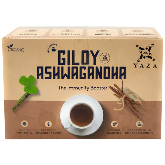 Yaza Giloy Ashwagandha Organic Tea Sachet (2gm Each) image