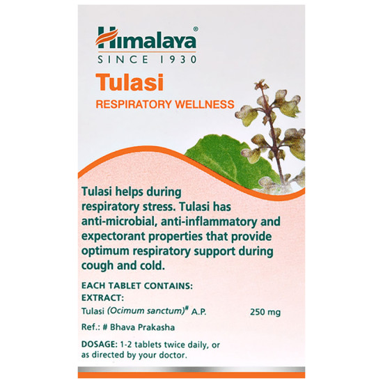 Himalaya Wellness Pure Herbs Tulasi Respiratory Wellness Tablet image