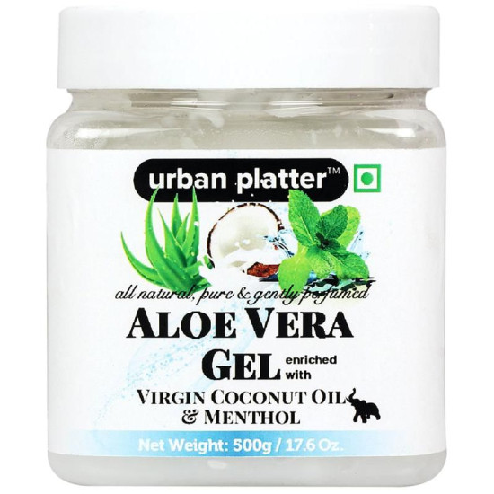 Urban Platter Aloe Vera Gel Enriched with Virgin Coconut Oil and Menthol image