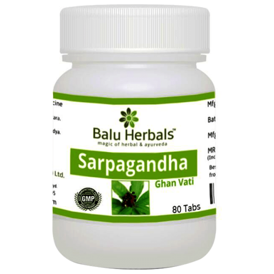 Balu Herbals Sarpagandha Ghan Vati image