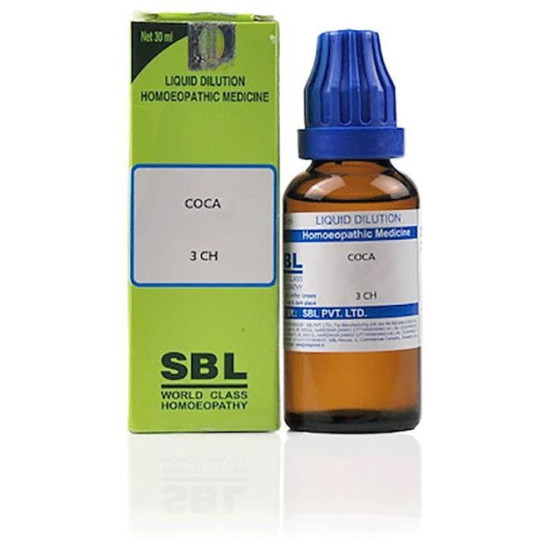 SBL Coca Dilution Homeopathic Medicine 3 CH image