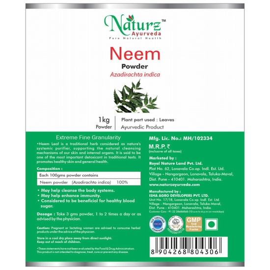 Naturz Ayurveda Neem Powder image