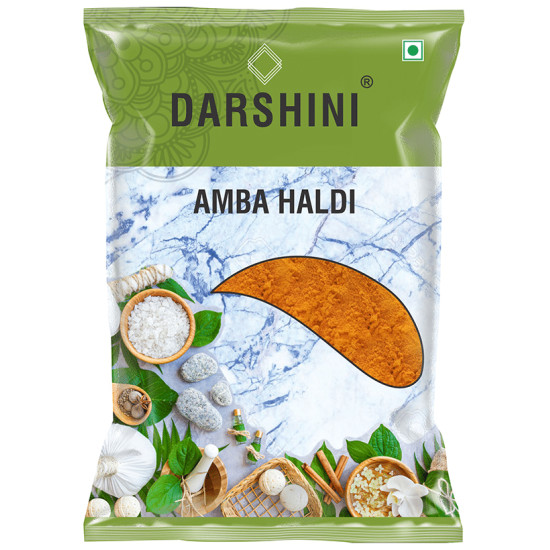 Darshini Amba Haldi/Wild Turmeric/Kasturi Manjal/Jangli Haldi/Curcuma Amada Roxb Powder image