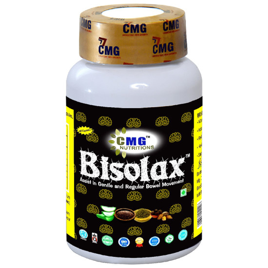 CMG Nutritions Bisolax Capsule Assist in Gentle & Regular Bowel Movement image