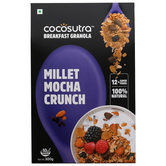 Cocosutra Breakfast Granola Millet Mocha Crunch image