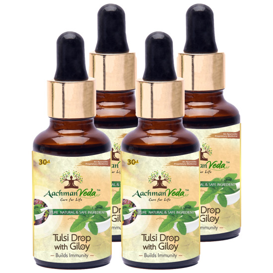 Aachman Veda Tulsi Drop with Giloy (30ml Each) image