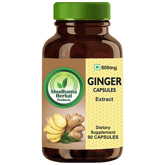 Shudhanta Herbal Ginger 800mg Capsule image