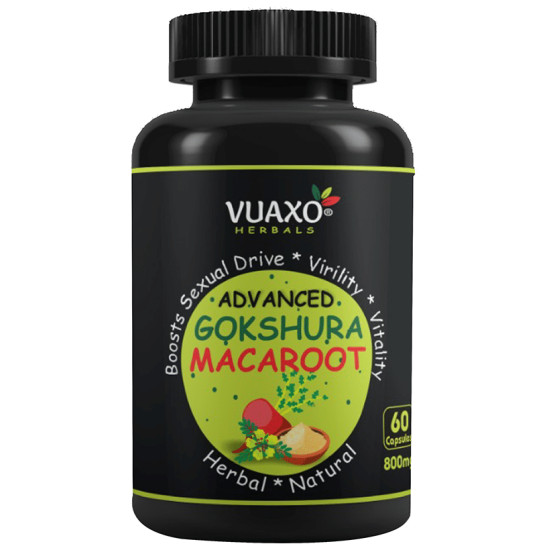 Vuaxo Herbals Advanced Gokshura Macaroot Capsule image