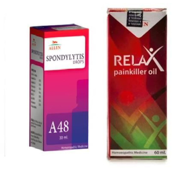 Allen Anti Spondylitis Combo (A48 + Relax Pain Killer Oil) image