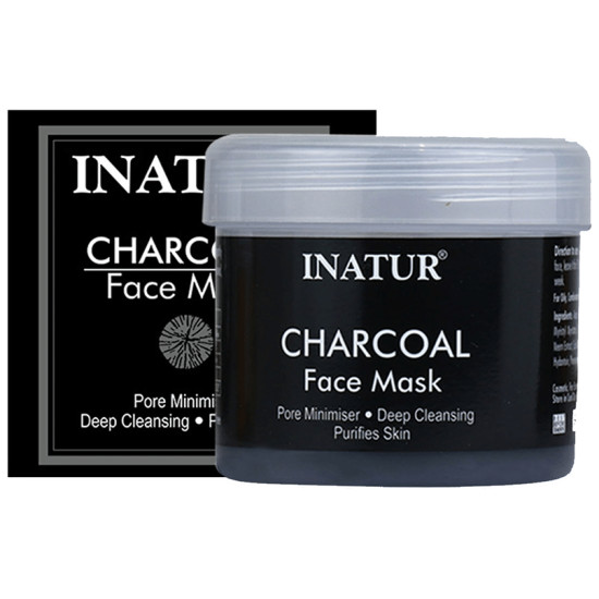 Inatur Charcoal Face Mask image