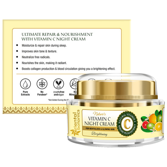 Oriental Botanics Nature's Vitamin C Night Cream image