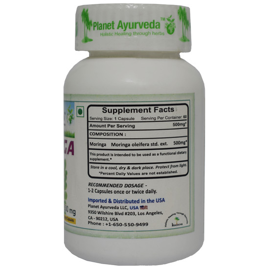 Planet Ayurveda Moringa Vege Capsule image