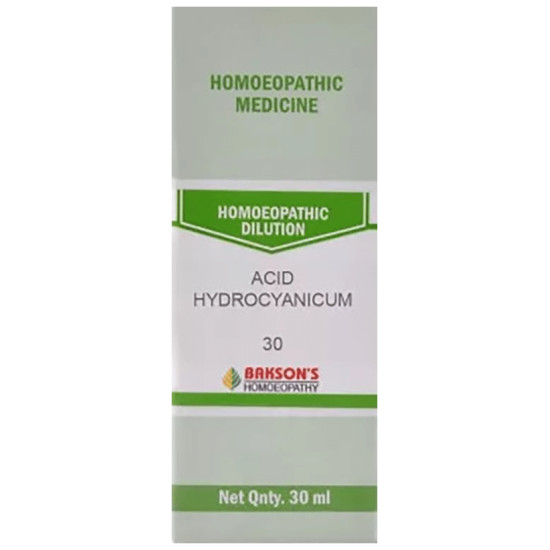 Bakson's Acid Hydrocyanicum Dilution 30 image