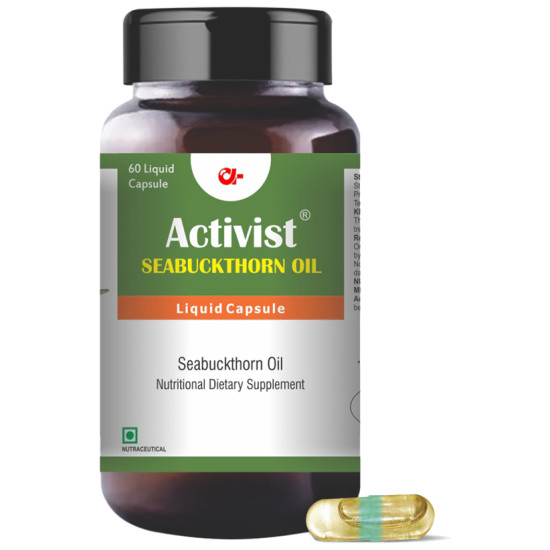 Activist Seabuckthorn Oil Liquid Capsule image