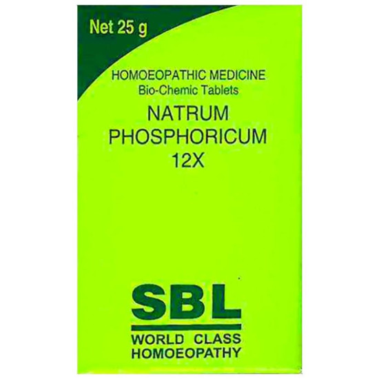 SBL Natrum Phosphoricum Biochemic Tablet 12X image