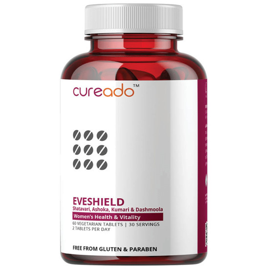 Cureado Eveshield Women's Health & Vitality Vegetarian Tablet image