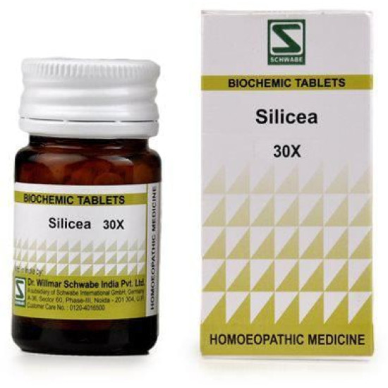 Dr Willmar Schwabe India Silicea Biochemic Tablet 30X image