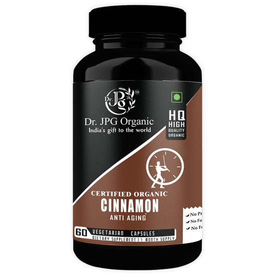 Dr. JPG Organic Cinnamon Anti Ageing Vegetarian Capsule image