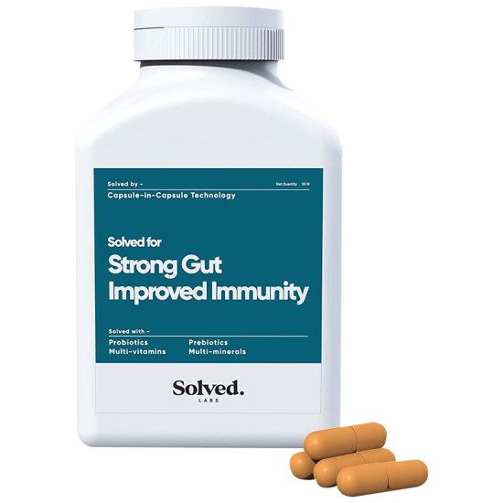 Solved Probiotics + Prebiotics & Multivitamins Capsule image