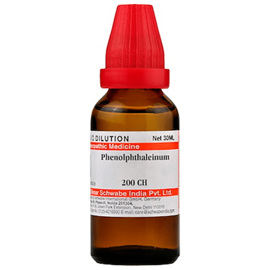 Dr Willmar Schwabe India Phenolphthaleinum Dilution 200 CH image