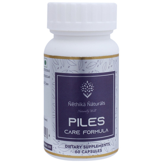 Nethika Naturals Piles Care Formula Capsule image