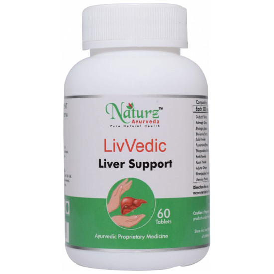 Naturz Ayurveda Liv Vedic Liver Support Tablet image