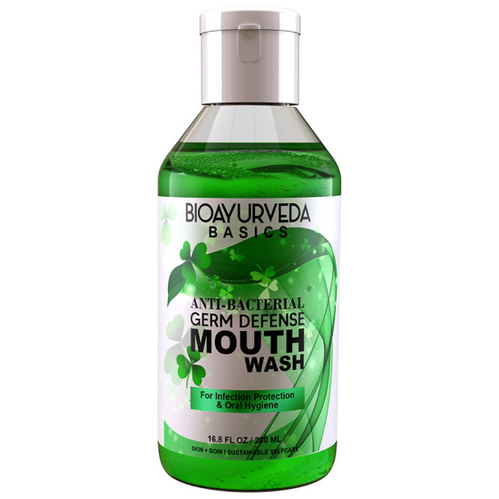 Bioayurveda Basic Anti-Bacterial Germ Defense Mouth Wash image