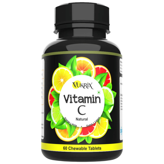 Vukrix Natural Vitamin C Chewable Tablet image