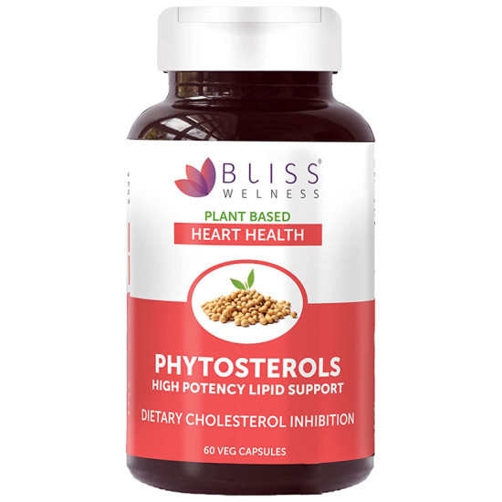 Bliss Welness Heart Health Phytosterols High Potency Lipid Support Veg Capsule image