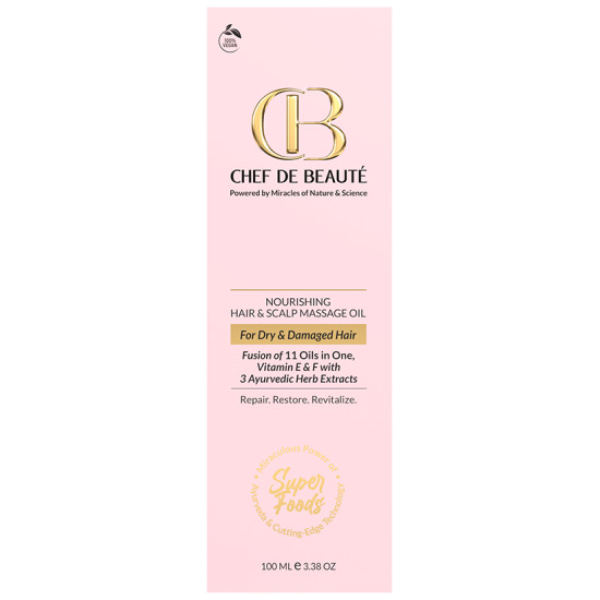 Chef De Beaute Nourishing Hair & Scalp Massage Oil for Dry & Damaged Hair image