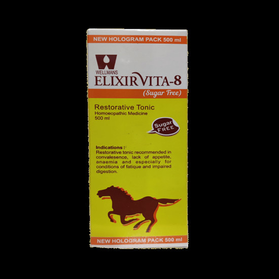 Dr. Wellmans Elixirvita 8 Restorative Tonic Sugar Free image