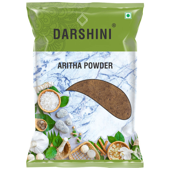 Darshini Aritha/Reetha/Ritha/Soapnuts Powder (Sapindus Mukorossi) image