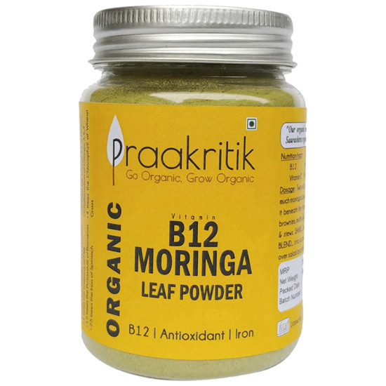 Praakritik Organic Vitamin B12 Moringa Leaf Powder image