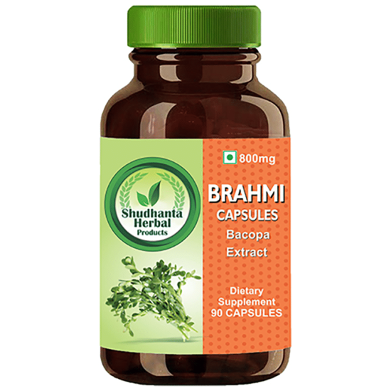 Shudhanta Herbal Brahmi 800mg Capsule image