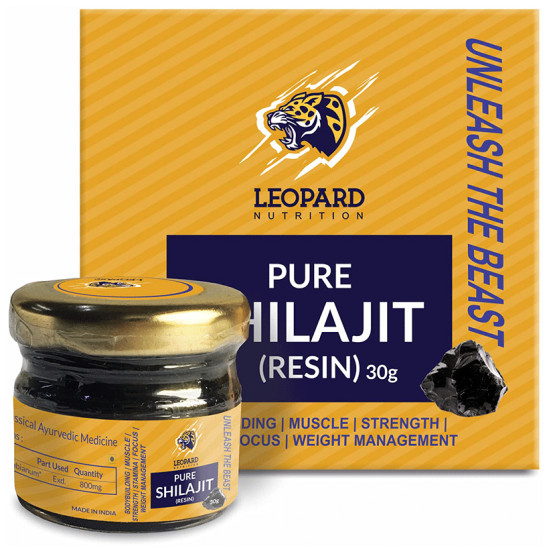 Leopard Nutrition Pure Shilajit Resin image