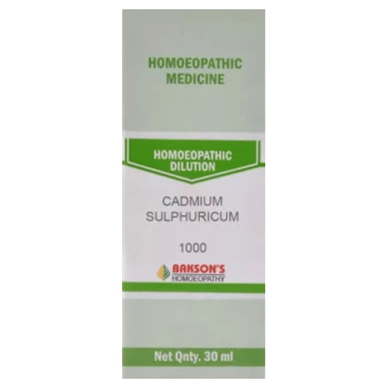 Bakson's Cadmium Sulphuricum Dilution 1000 CH image