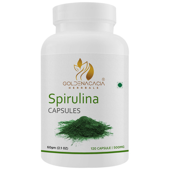 Goldenacacia Herrbals Spirulina Capsule image