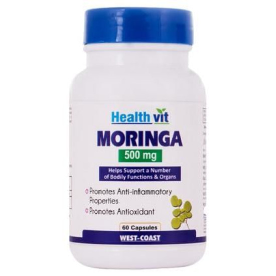 HealthVit Moringa Essential Nutrition 500mg Capsule image