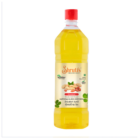 Shruti's Cold Pressed Groundnut Oil image