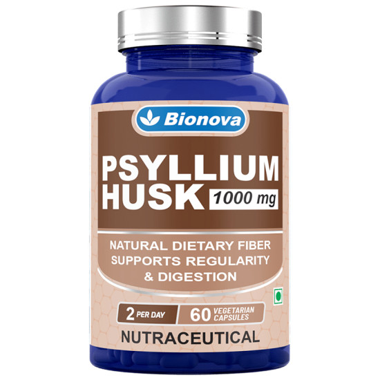 Bionova Psyllium Husk 1000mg Vegetarian Capsule image