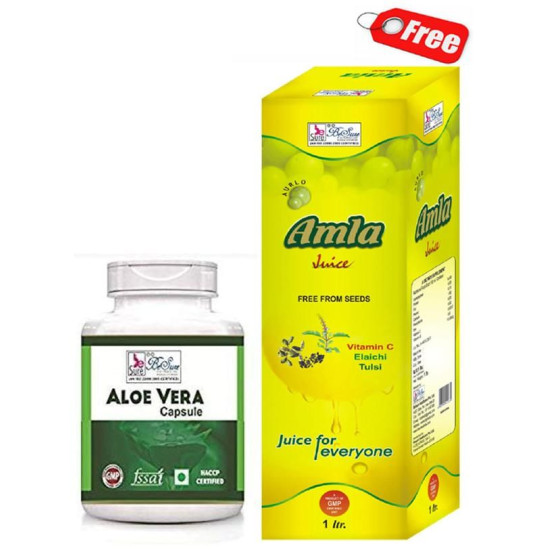 BeSure Aloe Vera Capsules with Amla Juice (1000ml) Free image