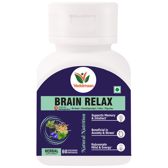 Vaddmaan Brain Relax Vegetarian Capsules image