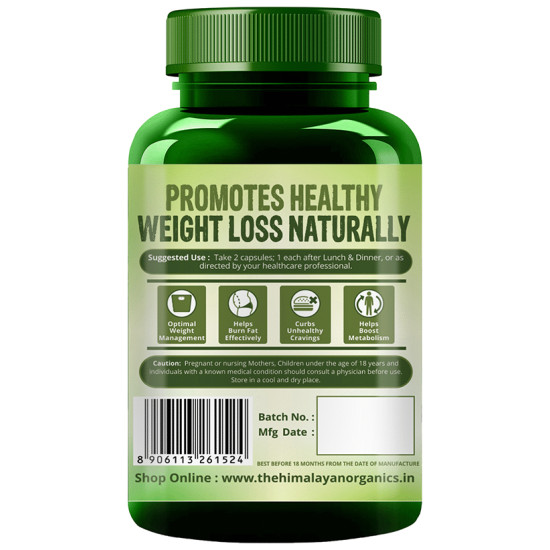 Himalayan Organics Plant Based Slim Plus Vegetarian Capsule image