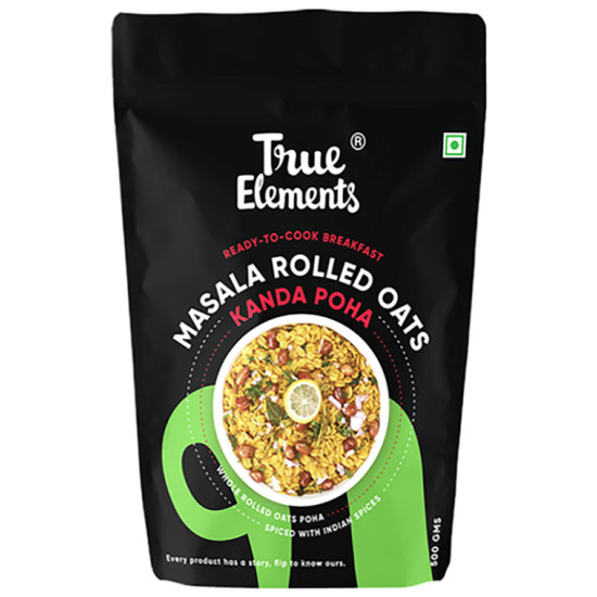 True Elements Masala Rolled Oats Kanda Poha image