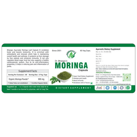 Dr.Bhargav’s Moringa Veg Capsule image