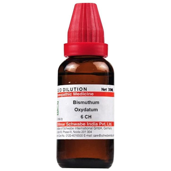 Dr Willmar Schwabe India Bismuthum Oxydatum Dilution 6 CH image