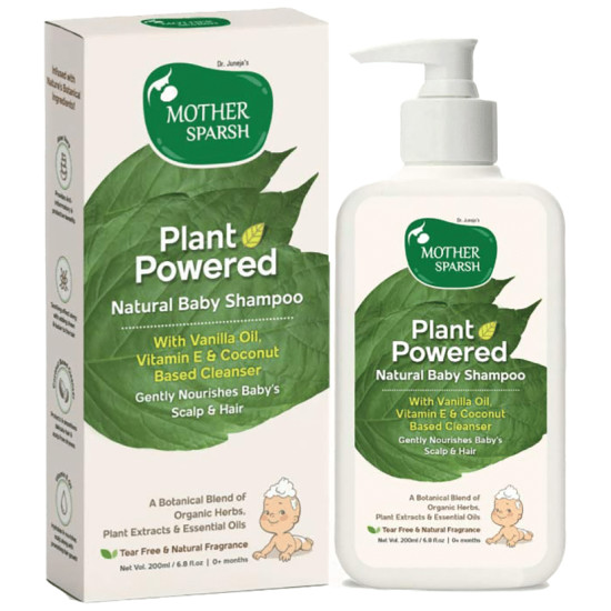 Mother Sparsh Plant Powered Natural Baby Shampoo image