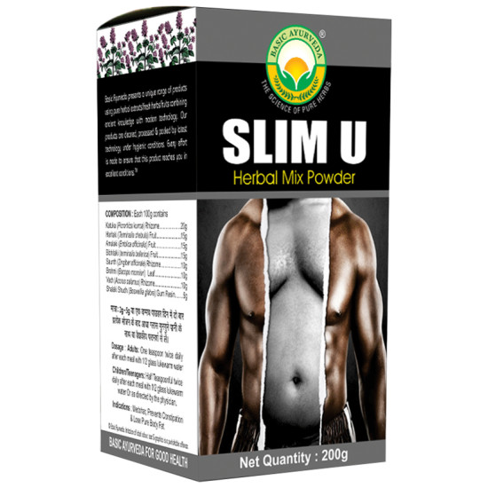 Basic Ayurveda Slim U Herbal Mix Powder image